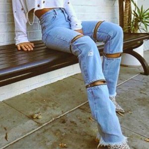 LF Carmar Juliet Zipper High Rise Jeans